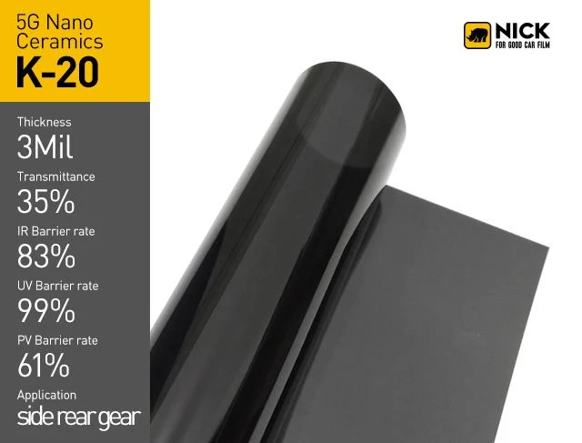 NICK 20 Percent Precut Ceramic Window Tint
